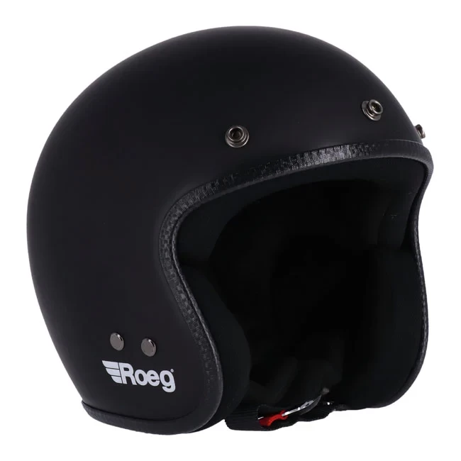 Roeg Jett Matte Black Helmet
