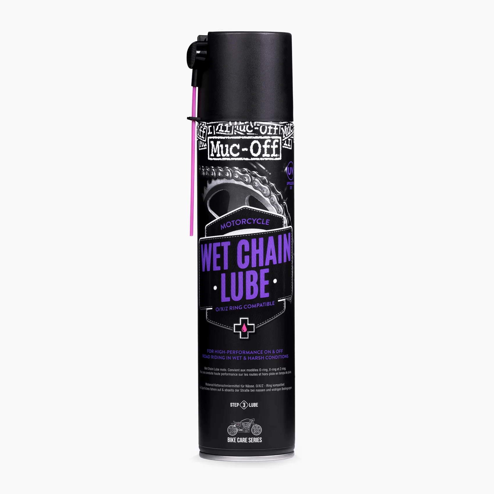 Muc-Off Wet Chain Lube for Motorcycles – 400ml