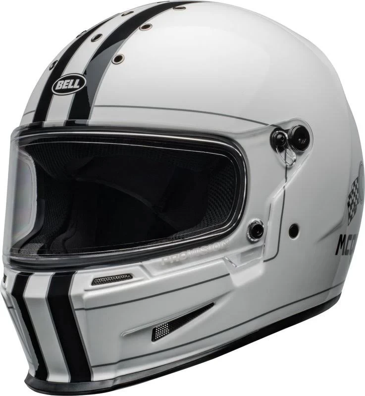 Capacete bell eliminator Steve Mcqueen branco